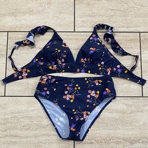 Cupshe Floral Bikini New Never Worn